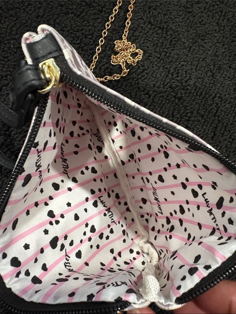 Luv Betsey by Betsey Johnson Leopard Print Wristlet / Crossbody